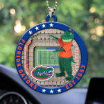 Florida Gators Football Custom shape 2-sided Acrylic Car Ornament – HOATT13128
