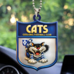 Geelong FC Custom shape 2-sided Acrylic Car Ornament - TMTHU1104