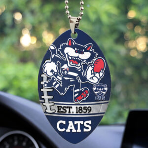 Geelong FC Custom shape 2-sided Acrylic Car Ornament - TMTHU1096