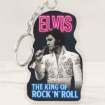 Elvis Presley Custom Shape 1-sided Keychain - GNE 3496