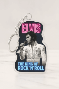 Elvis Presley Custom Shape 1-sided Keychain - GNE 3496