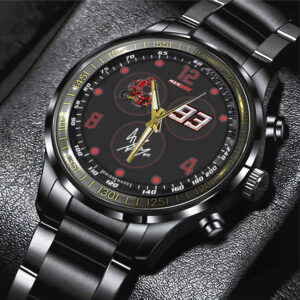 Ducati Lenovo Team x Marc Márquez 2025 MotoGP World Champion Black Stainless Steel Watch - GNE4488