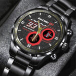 Ducati Lenovo Team x Marc Márquez 2025 MotoGP World Champion Black Stainless Steel Watch - GNE4490