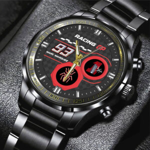 Ducati Lenovo Team x Marc Márquez 2025 MotoGP World Champion Black Stainless Steel Watch - GNE4490