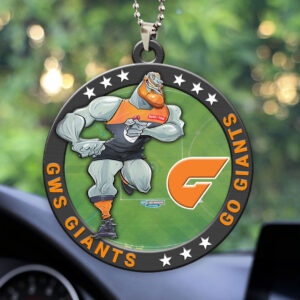 GWS Giants Custom Shape 2-sided Acrylic Car Ornament – HOATT13356