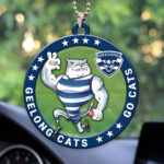 Geelong FC Custom Shape 2-sided Acrylic Car Ornament – HOATT13354