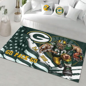 Green Bay Packers Rectangular Rug - HOATT13161