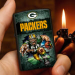 Green Bay Packers Zippo Lighter Case (No Insert) - HOATT13321