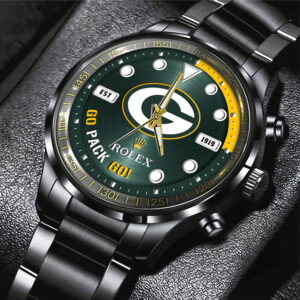 Green Bay Packers x Rolex Black Stainless Steel Watch - MAITM 10794
