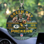 Green Bay Packers Custom shape 2-sided Acrylic Car Ornament - HOATT12907