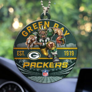 Green Bay Packers Custom shape 2-sided Acrylic Car Ornament - HOATT12907