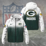 Green Bay Packers 3D Windbreaker Jacket - TANTN15744