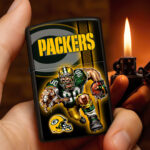 Green Bay Packers Zippo Lighter Case (No Insert) - HOATT13007