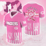 Green Bay Packers x Breast Cancer Awareness 2025 3D Football Jersey - MAITM12878