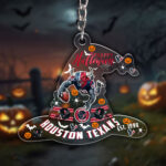 Houston Texans Custom Shape 1-side Printed Acrylic Keychain - HOATT12976