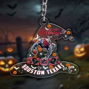 Houston Texans Custom Shape 1-side Printed Acrylic Keychain - HOATT12976