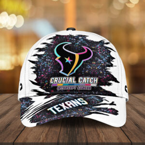 Houston Texans x Crucial Catch Intercept Cancer Classic Cap - MAITM12959