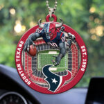 Houston Texans Custom shape 2-sided Acrylic Car Ornament - HOATT12581