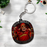 Hulk Hogan Custom Shape 2-sided Keychain - TANTN 15121