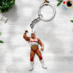 Hulk Hogan Custom Shape 2-sided Keychain - TANTN 15040