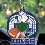 Indianapolis Colts Custom shape 2-sided Acrylic Car Ornament - TMTHU744