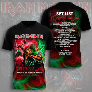 Iron Maiden Run For Your Lives 3D Apparel - TMTHU1046