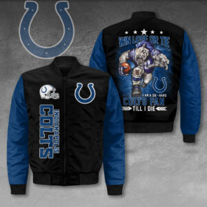 Indianapolis Colts 3D Bomber Jacket - HOATT12809