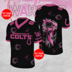 Personalized Indianapolis Colts x Breast Cancer Awareness 3D Football Jersey - MAITM12848