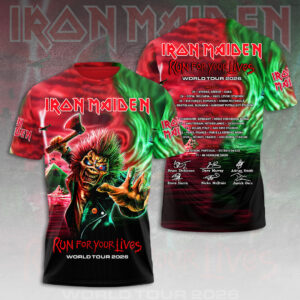 Iron Maiden 2026 World Tour 3D Apparel - HOATT13282