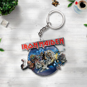 Iron Maiden Custom Shape 2-sided Keychain - TANTN16695
