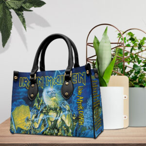 Iron Maiden Leather HandBag - HOATT 11373