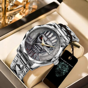 Iron Maiden Alloy Luxury Quartz Watch - TANTN16210