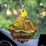 Iron maiden Custom shape 2-sided Acrylic Car Ornament - GNENEW634