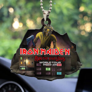 Iron maiden Custom shape 2-sided Acrylic Car Ornament - GNENEW635