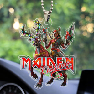 Iron maiden Custom shape Clear 1-sided Acrylic Car Ornament - GNENEW636