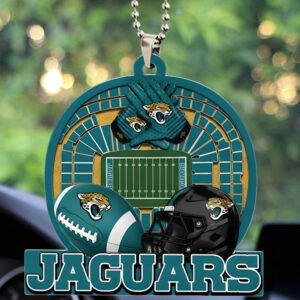 Jacksonville Jaguars Custom shape 2-sided Acrylic Car Ornament - TMTHU745