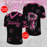 Personalized Jacksonville Jaguars x Breast Cancer Awareness 3D Football Jersey - MAITM12849