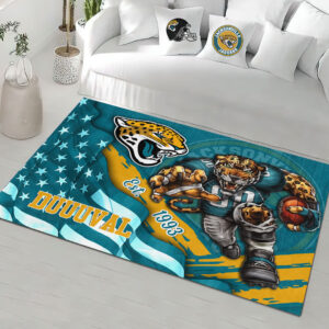 Jacksonville Jaguars Rectangular Rug - HOATT13164