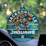 Jacksonville Jaguars Custom shape 2-sided Acrylic Car Ornament - HOATT12910