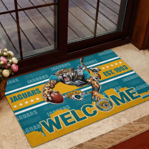 Jacksonville Jaguars Custom Doormat - HOATT12843