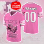 Personalized Jacksonville Jaguars x Breast Cancer Awareness 3D Football Jersey - MAITM12996