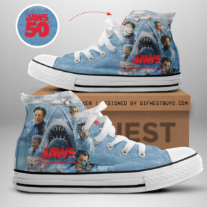 Jaws High Top Canvas Shoes - TANTN 12587