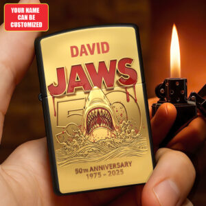 Personalized Jaws Zippo Lighter Case (No Insert) - TANTN16256