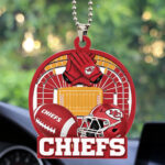 Kansas City Chiefs Custom shape 2-sided Acrylic Car Ornament - TMTHU757
