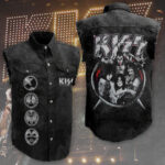 KISS 3D Lightweight Sleeveless Denim Shirt - HOATT 3854