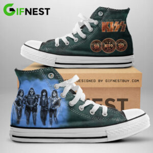 KISS High Top Canvas Shoes - NGHIAVT 0880