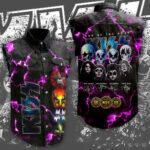 KISS 3D Lightweight Sleeveless Denim Shirt - NGHIAVT 0787