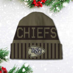 Kansas City Chiefs 2025 Salute to Service Beanie Hat - TANTN16562