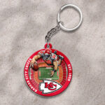Kansas City Chiefs Custom Shape 2-sided Keychain - HOATT12696