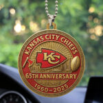 Kansas City Chiefs Custom Shape 2-sided Acrylic Car Ornament – HOATT13474